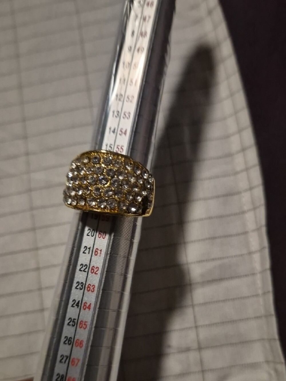 Source Unknown Gold Hammered Men’s Band Ring Fashion Jewelry